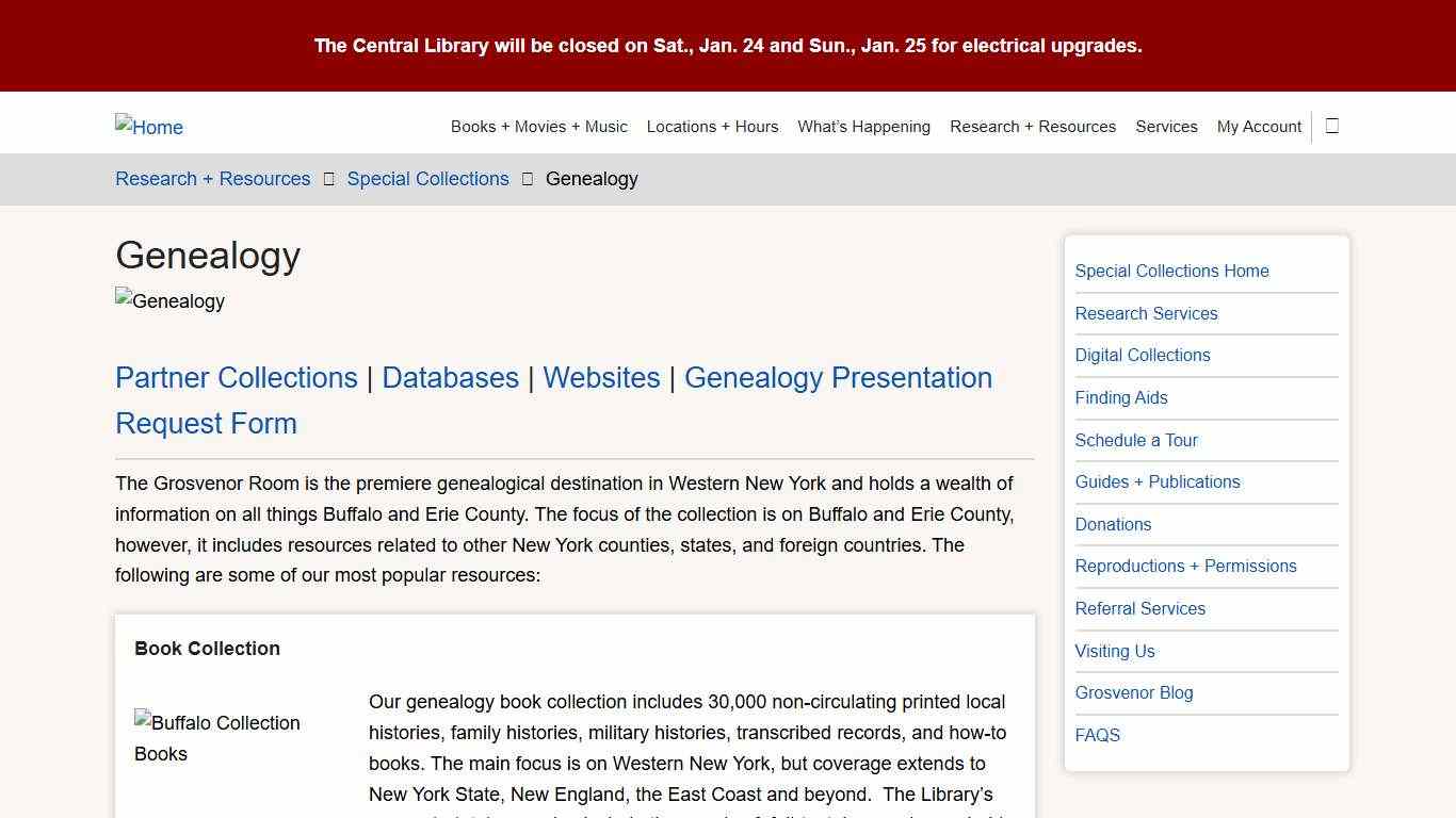 Genealogy www.buffalolib.org